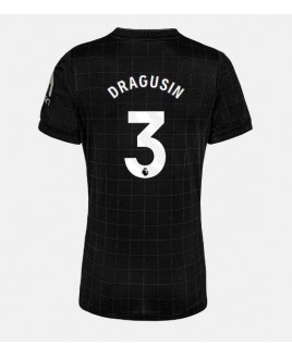 Günstige Tottenham Hotspur Radu Dragusin #3 Auswärtstrikot Damen 2025-26 Kurzarm